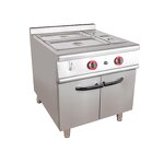 Commercial Food Warmer Factory - Gas Bain Marie with Cabinet Hot Sale