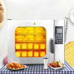 Commercial Bakery Oven Manufacturer - 4 Tray Touch Steam Convection Oven