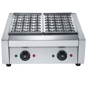 Commercial Fish Ball Oven Manufacturer - Automatic Octopus Ball Machine Gas Grill