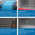 Commercial Refrigerator Manufacturer - Glass Door Energy Drink Display Bar Fridge