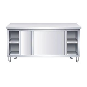 Kitchen Cabinet Factory - Single/Double Door Work Cabinet for Storing Food
