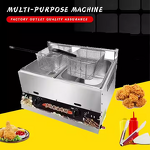 Gas Fryer Manufacturer - 6L+6L Double Cylinder CE Certified Fryer