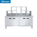 Milk Tea Bar Counter Manufacturer - 1.5M Commercial Bubble Tea Equipment