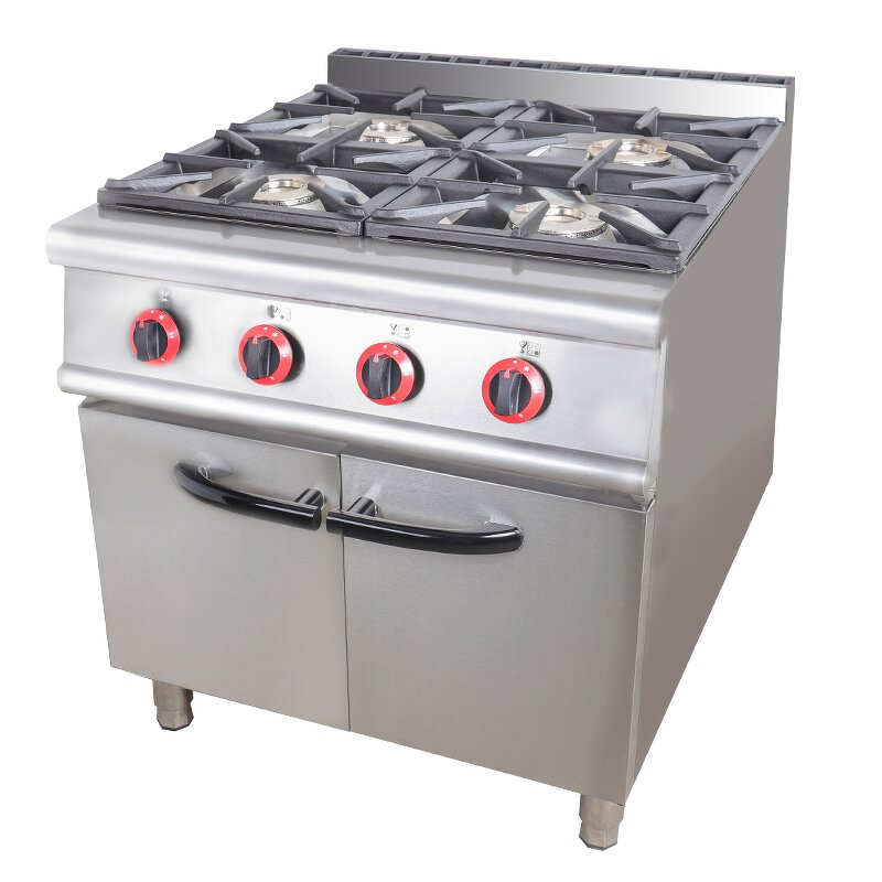 Gas Stove Factory - 4 Burner Commercial Cooking Stove Wholesale