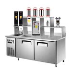 Water Bar Counter Manufacturer - 1.8M Kitchen Work Refrigerated Bar Counter