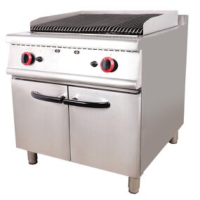 Commercial Gas BBQ Grill Manufacturer - Stainless Steel with Cabinets Outdoor