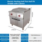 Gas Griddle Factory - Multi-Function with Deep Fryers OEM