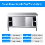 Kitchen Cabinet Factory - Single/Double Door Work Cabinet for Storing Food
