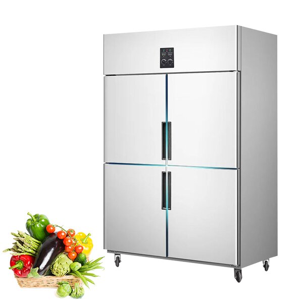 Commercial Freezer Manufacturer - Four Door Frozen Cooler Box Meat Preservation