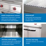Gas Griddle Factory - Multi-Function with Deep Fryers OEM