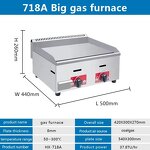 Gas Griddle Factory - 2 Head Smokeless Indoor Portable BBQ Compact