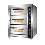 Commercial Gas Oven Factory - 3 Deck 6 Trays Bakery Machine Equipment