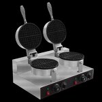 Waffle Maker Factory - Double Head Commercial Waffle Heating Machine