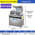 Commercial Electric Fryer Factory - Oil Smoke Purification Large Capacity Fryer