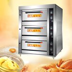 Commercial Gas Oven Factory - 3 Deck 6 Trays Bakery Machine Equipment