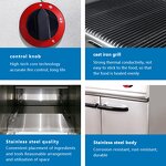 BBQ Grill Manufacturer - Grooved Griddle Stove Charcoal Barbecue Grills