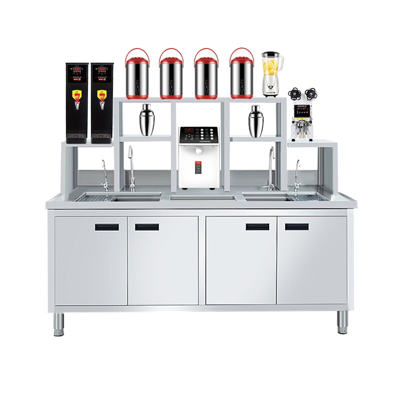 Commercial Kitchen Equipment Factory - Refrigerator Cabinet for Bubble Tea Shop