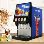 Soda Dispenser Factory - 4 Valve Carbonated Beverage Vending Machine