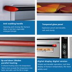 Commercial Bakery Oven Factory - 3 Deck 9 Tray Electric Pizza Bakery Oven