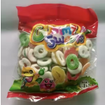 Certified Halal Fruit-Flavored Sour Sweet Gummy Juice Fudge Colored Soft Texture Variety Pattern Sugar-Filled Fruit-Bag Bulk