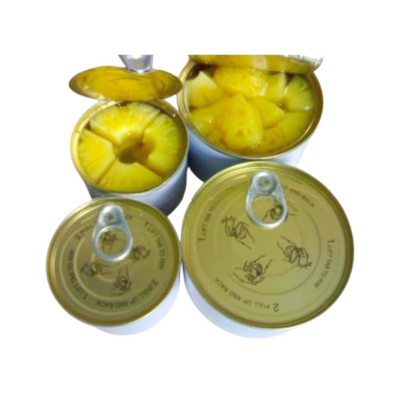 Good Quality Cheap Price Natural Sugar Water Sweet Tin Fresh Slice Pineapple Canned Fruit Canned Fruit Slices
