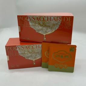 Wholesale Tremella Fuciformis Polysaccharide Sweet Taste Instant Brewing No Cooking Required Packaging Box Bag