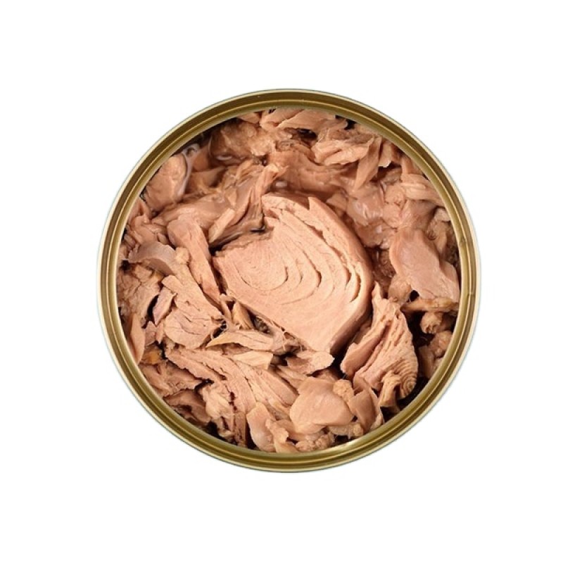Factory Direct High-Protein Tuna Mackerel Canned Fish Seafood in Tomato Sauce Preserved With Salt Oil Brine Halal Certified