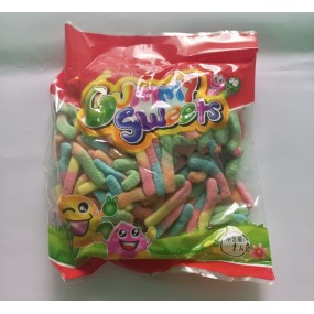 1kg Gelatin Fruit-flavored Colored Gummies Various Sweet Flavors in Bulk Box Certified Halal Cartoon Pattern Chewing Gum