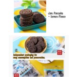 256g Tin 9 Vegetable Mini Wafers Japanese Crispy Snack Cookies Cream Potato Milk Egg Flavors Sweet Taste Packaged Box Bag QS