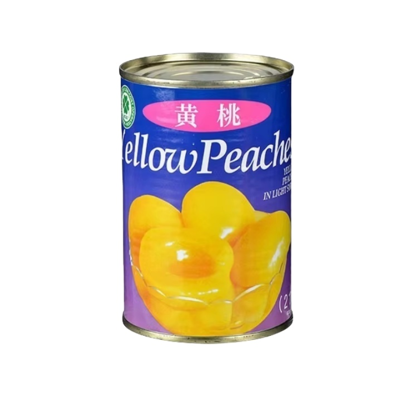High Quality Delicious Syrup Yellow Peach Canned Food Fresh Fruit Hot Selling Product