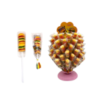 Ferris Wheel Whistle Toy Hard Candy Fruity Flavored Boxed With Ball Pattern Decorated With Filling