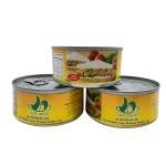 Factory Direct High-Protein Tuna Mackerel Canned Fish Seafood in Tomato Sauce Preserved With Salt Oil Brine Halal Certified