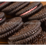 Wholesale Custom Mini  Chocolate Sandwich Cream Biscuit Cookies Crispy Sweet Available Bulk Bags Boxes Halal Cheese Sugar