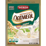 600g Bulk Instant Chinese Oatmeal in 3 Flavors Sweet Yogurt Nuts Chocolate Packaged in Bag for Adults