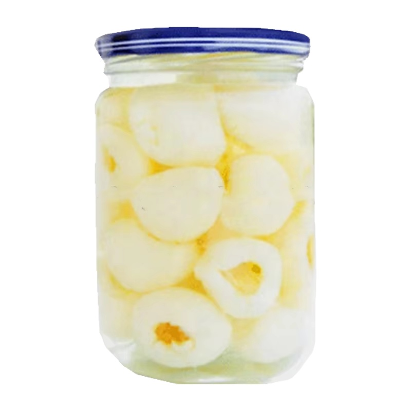 Ready to Eat Canned Lychee with Sugar Water Whole Fruit Pulp Convenient and Delicious Canned Fruit Product