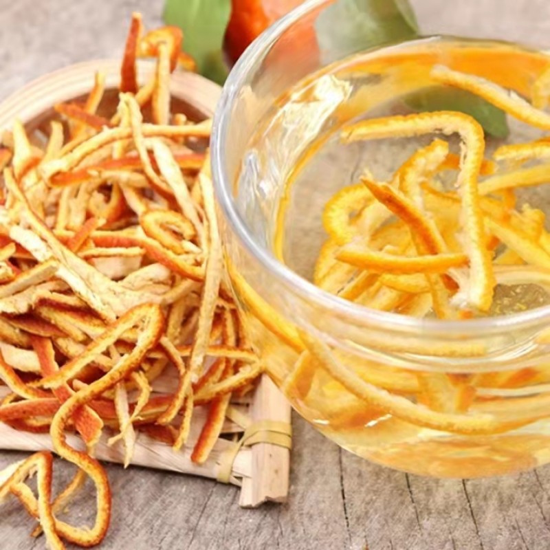 Factory Wholesale Customized Dried Tangerine Peel Fruit Slice Dried Orange Peel for Herbal Tea