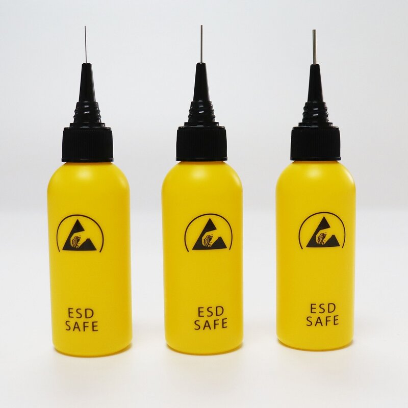 ESD Flux Bottle Manufacturer - 60ml Yellow 2oz with 20 Gauge Needle