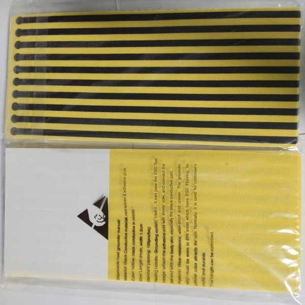 ESD Heel Strap Supplier - Conductive Disposable Shoe Grounding Pads