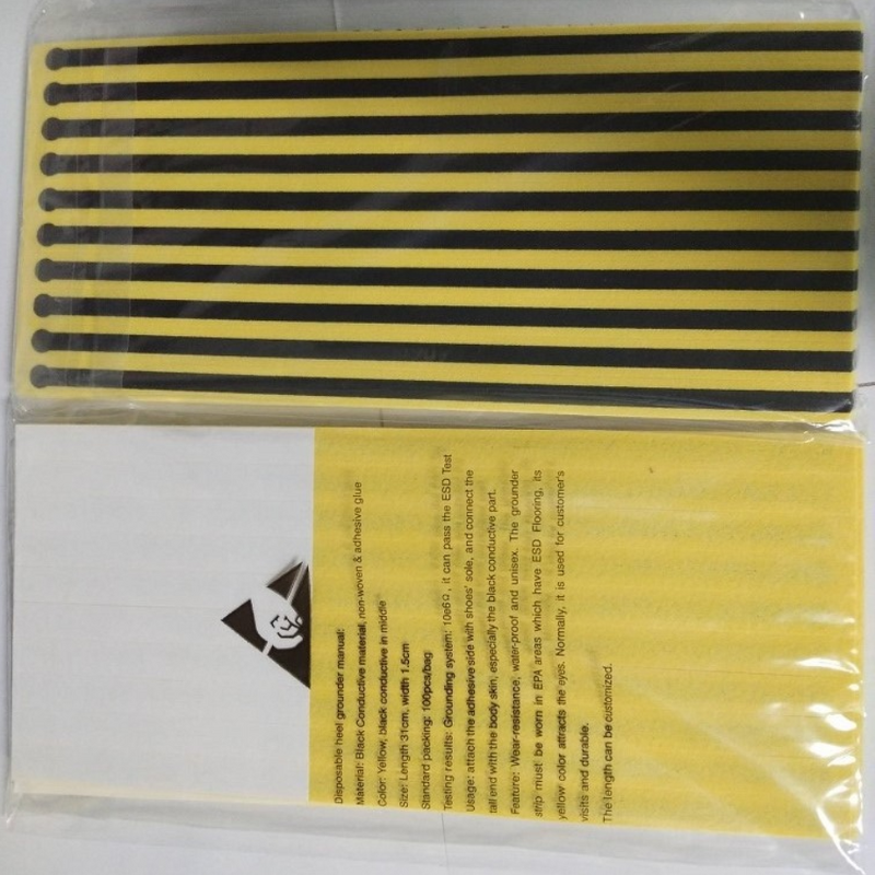 ESD Heel Strap Supplier - Conductive Disposable Shoe Grounding Pads