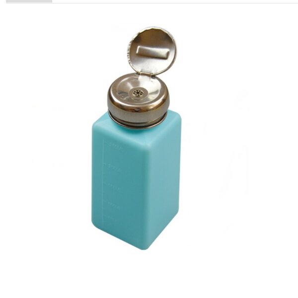 ESD Solvent Bottle Supplier - 250ml Blue Plastic 8oz Dispensing Safe