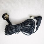 PU ESD Grounding Cord Supplier - Black White with Vertical US Plug
