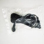PU ESD Grounding Cord Supplier - Black White with Vertical US Plug