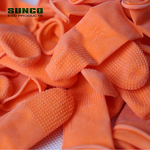 Anti-Slip Finger Cots Manufacturer - Orange Industrial Latex Antistatic