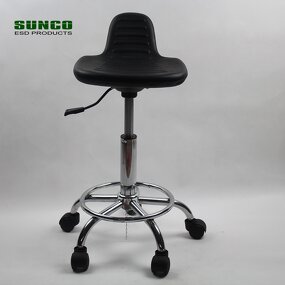 ESD Lab Stool Manufacturer - Stainless Steel Height Adjustable Anti-Static