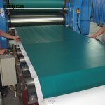 ESD Rubber Sheet Manufacturer - 2mm Conductive Textured Green Gray Blue
