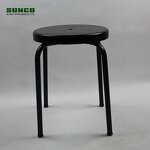 Plastic ESD Stool Manufacturer - Black Round Anti-static Chairs Wholesale