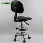 Laboratory ESD Chair Manufacturer - Anti Static PU Leather Conductive Chain