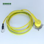 ESD Grounding Coil Cord Supplier - with Press Button and Clip for Station