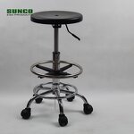 Plastic ESD Chairs Factory - Adjustable Swivel with Conductive Wheels