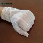 ESD Gloves Supplier - 230mm L XL 100% Polyester for Cleanroom